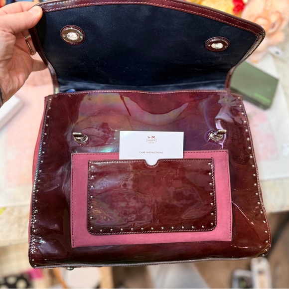 Coach Limited Edition Poppy Editorial Victoria Satchel - Picture 9 of 14